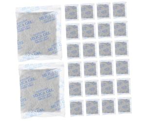 ABOOFAN 30 Paquetes de Gel de Sílice en Tela No Tejida, Desecante Reutilizable de 50g, Alta Absorción de Humedad para Coches y Armarios
