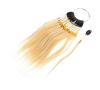 ABOOFAN 30 piezas Muestras de Cabello Humano para Prueba de Color Mechones para Análisis y Carta de Colores Profesional para Salones de Belleza