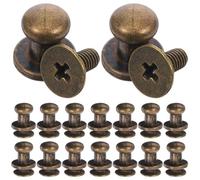 ABOOFAN 30 Piezas Pomos de Muebles Vintage de Aleación de Zinc para Cajones y Armarios, Tiradores Mini de Fácil Instalación para Organización Hogar