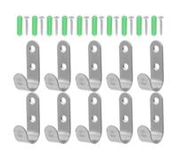 ABOOFAN 30 Unidades Ganchos de Montaje para Remolque, Metal y Plástico | Tornillos y Expansor, para Lona de Camión, Garaje y Camping, Resistente al Exterior