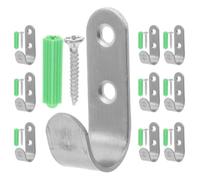 ABOOFAN 30 Unidades Ganchos de Rosca para Lona de Remolque, Metálicas | Tornillos y Expansor, Sujeción Rápida para Camping y Carga, Resistente al Clima, Montaje Seguro