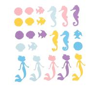 ABOOFAN 300 Piezas Confeti Temático Sirena Decoración Colorida para Bodas Cumpleaños y Fiestas
