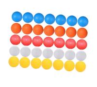 ABOOFAN 35 Piezas Pelotas de Golf de Práctica Interior Bolas Huecas de Plástico Duraderas y Seguras para Entrenamiento Profesional y Entretenimiento Casa