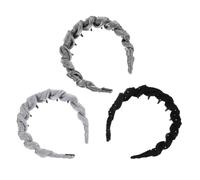 ABOOFAN 3piezas Diadema de Malla Antideslizante Diadema Cabello con Dientes Accesorios de Moda para Peinado para Cuidado Piel y Maquillaje Facial