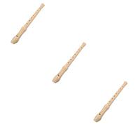 ABOOFAN 3piezas Flauta Dulce Orificios Para Niño Niña Instrumento Musical Portátil Para Practicar y Aprender Música Para Principiantes y Educación Musical