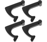 ABOOFAN 4 de Hierro para Tocadiscos Hebillas de Compatibles para Accesorios de Discos de Vinilo Fijadores Estables y Duraderos para Tocadiscos