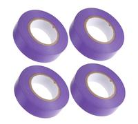 ABOOFAN 4 piezas Cinta Aislante Eléctrica Tape PVC para Reparaciones de Cables y para Condiciones Climáticas