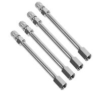 ABOOFAN 4 Piezas Extensores de Válvula para Neumáticos de Latón para Coche Moto Camión Varillas de Extensión para Inflador de Ruedas Fácil Instalación y Compatible con Válvulas Estándar
