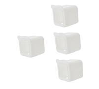 ABOOFAN 4 Piezas Funda De Cámara Protector De Cámara De Seguridad Cubierta De La Cámara Funda De Piel De Silicona Escudo De Silicona Gel De Sílice Anti-Ultravioleta V3 Blanco Televisión