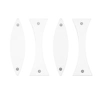 ABOOFAN 4 Piezas Lente de Luz de Óptica con Convergencia Función Magnética y Reflexión para Experimentos Científicos Educativos