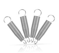 ABOOFAN 4 piezas Muelles de Tensión para Pedal de Bombo de Accesorios Metálicos Resistentes para Batería Reemplazo para Pedal de Muelles Duraderos para Batería