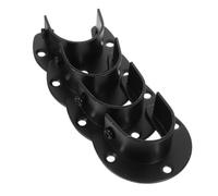 ABOOFAN 4 Piezas Soporte de Barra Inoxidable para Armario de Soporte para Varilla de Ropa y Cortina de Ducha Instalación Resistente la Corrosión Compatible con Tubos de