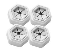 ABOOFAN 4 Piezas Soporte de Toallas Autoadhesivo para Baño y Cocina de Ganchos sin Taladrar Organizador de Toallas de Pared Blanco y Gris de Mano Cocina