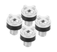 ABOOFAN 4 Piezas Válvulas de Ventilación para Tapas de Barril de Aceite Válvulas de Aluminio para Gestión de Presión Reemplazo Rápido Accesorios de Tambor Tapa de Barril de Metal