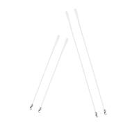 ABOOFAN 4 Piezas Varillas para Verticales de Reemplazo de Varillas de Fibra de Vidrio con Gancho de Aleación Control Preciso de Luz y Ajuste Fácil para Cortinas Accesorios para Hogar