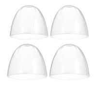 ABOOFAN 4 tapas de repuesto para biberones de bebé, tapas de plástico para biberones de leche, tapas transparentes para biberones, tapas de cúpula para biberones de bebé, cubierta antipolvo