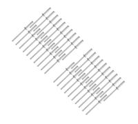 ABOOFAN 400 Piezas Remache Ciego de Aluminio y Hierro M3.2x13, Cabeza | Instalación Ciega, Reduce Aplastamiento en Láminas Finas, para Remachadora Manual y Neumática