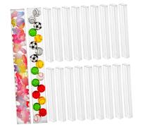 ABOOFAN 45 Piezas Cajas Pequeñas Transparentes para Pretzels y Chicles Soporte para Palitos de Pretzel Cajas Individuales para Golosinas de Obsequio Transparentes para Dulces y Recuerdos D