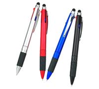 ABOOFAN 4piezas Bolígrafos Táctiles Multifunción Unidades Bolígrafos de Colores Portátiles para Escritura Creativa Diseño Giratorio para Oficina Escuela y Viaje Estilo Varios estilos