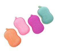 ABOOFAN 4piezas Esponjas de Baño Forma Cacahuete para Ducha Materiales Suaves y Duraderos para Limpieza Corporal y Cuidado Piel Baño