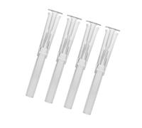 ABOOFAN 4piezas Mini Cabezales De Fuente Boquilla Pequeña para Rociador De Piscina Aireador para Estanques De Jardín Mesa Transparente