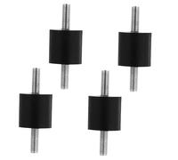 ABOOFAN 4Piezas Montajes de Goma Antivibración para Aisladores Silenciosos de Caucho con Soporte de Hilo Vibración para Compresores