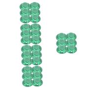 ABOOFAN 5 Juegos Tapa De Botella De Vino con Pajarita Bolsas De Bebidas para Festivales Enfriador De Vino Kits De Vino Corchos De Vino Porta Vino Dark Green Paño Cepillado Eva 6 Piezas * 5