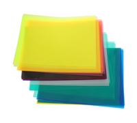 ABOOFAN 50 Hojas Papel Celofán Translúcido Láminas de Celofán Coloreadas para Manualidades DIY Envoltorio Decorativo para Efectos de Luz y Proyectos Artísticos Infantiles