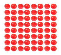 ABOOFAN 50 Piezas Bolas De Lotería Rellenables De 5 Cm, Bolas De Juego para Fiestas Y Actividades, Bolas Abiertas para Sorteos, Rojas, PVC, Ligero Y Duradero