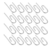 ABOOFAN 50 Piezas Ganchos Metálicos para Cortinas Resistentes para Pinzas de Cortinas Plisadas Agarre Firme Diseño para Ventanas Ducha y Oficina