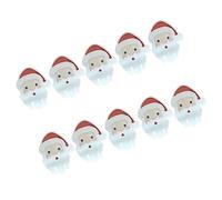 ABOOFAN 50 Tarjetas Copa Vino Tinto Papá Noel Decoración Fiesta Navidad Identificador Copas