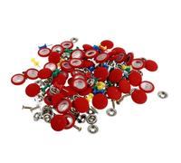 ABOOFAN 50Piezas Alfileres para Cubierta de Tela Kit de Reparación de Hebillas para Fijación Vehículo Accesorios Duraderos y Resistentes al Desgaste
