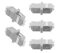 ABOOFAN 5piezas Acoplador LC De Fibra Óptica Conectores Adaptadores para Redes Acoplador LC-LC para Cables De Conexión De Fibra Óptica