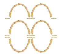 ABOOFAN 6 Asas de Ratán en Forma Tetera Clásica y Rústica, Accesorio Ergonómico y Resistente para Ceremonia del Té, Pack de 6 Piezas Fáciles de Limpiar