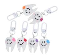 ABOOFAN 6 Piezas de Divertido Colgante de Decorativo para Fiesta Accesorios de Forma de Adorno para Claves y Bolsos Colgante Diy Color Aleatorio
