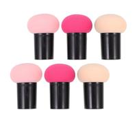 ABOOFAN 6 Piezas Esponja Aplicadora de Maquillaje Diseño Ergonómico de Cabeza de Seta y Función Dual, para Aplicar Sombras y Base en Diferentes Tipos de Piel, Apta para Uso en Salones