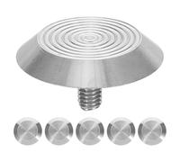 ABOOFAN 6 Piezas Indicadores Táctiles de Acero Inoxidable para Caminos y Veredas Clavos Ciegos Antideslizantes para Seguridad y Aeropuertos Marcadores Táctiles para Personas con