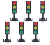 ABOOFAN 6 Piezas Módulo de Señales del Sistema de Tráfico Led, Módulo de Luz 5v, PCB, Programación Sencilla, Placa Única, para Proyectos de Aprendizaje Electrónico y Modelos de Lámpara