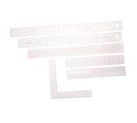 ABOOFAN 6 piezas Reglas para Costura y Patronaje Regla Curva Multifuncional para Corte y Confección de Ropa Herramienta Práctica para Diseñadores y Sastres Profesionales y Principiantes