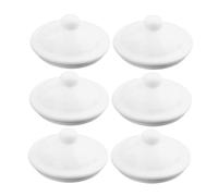 ABOOFAN 6 Piezas Tapas para Taza de Esmalte Reutilizables Resistentes al Calor Tapas de Repuesto Vintage para Tazas de Camping y Hogar Pequeño para Café Té y Leche