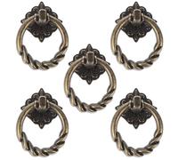 ABOOFAN 6 Pomos de Armario y Decorativos Vintage de Aleación Diseño Retro Único, Tiradores para Cajón y Puerta, Fáciles de Instalar para Muebles