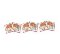 ABOOFAN 60 Hojas Servilleta Fiesta Infantil Suministros Para Fiestas Navideñas Servilleta De Papel De Vacaciones Servilletas De Fiesta Desechables Cena Navidad Niño Pasar Boda