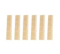 ABOOFAN 6piezas Esterillas para Sushi de Bambú Herramientas para Hacer Sushi Casero Mats Flexibles y Plegables Kit para Preparar Tradicionales para Principiantes y Expertos