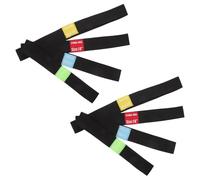 ABOOFAN 8 piezas Cinturón Silenciador para Platillos de Batería Anillos Elásticos para Práctica Silenciosa de Platillos de Reducción Efectiva de Vibraciones para Sesiones Nocturnas