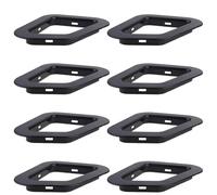 ABOOFAN 8 Piezas Hebillas de Plástico Negro para Silla de Oficina y Silla de Juego Cierre 15 CM y Muebles de Hogar