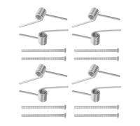 ABOOFAN 8 Pinzas de Resorte Tipo V para Garras de Pelo de Acero Inoxidable Plateado, Sujeción Segura y Diseño que Minimiza el Daño del Cabello