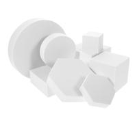 ABOOFAN 8piezas Accesorios Fotográficos Forma De Cubo Accesorios para Sesiones De Fotos De Productos para Joyas y Maquillaje