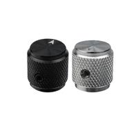 ABOOFAN Accesorio para Control de Volumen de Guitarra Eléctrica de Aleación de Zinc Juego de 2 Perillas Negras para Tienda E Instrumentos