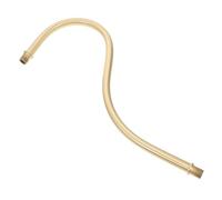 ABOOFAN Accesorio Varilla Vástago Lámpara M10 de Cobre Macizo, Tubo Curvado Roscado para Reparación y Extensión de Lámparas de Mesa, Pieza Individual para Montaje en Iluminación Hogar