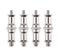 ABOOFAN Adaptador de Tornillo Roscado de Hierro para Trigger y Hot Shoe, Pack de 4 Piezas Color Plata, Resistente al Desgaste para Setup de Fotografía